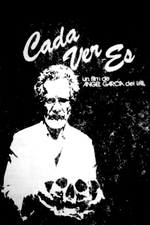 Cada ver es angel garcia del val poster 01