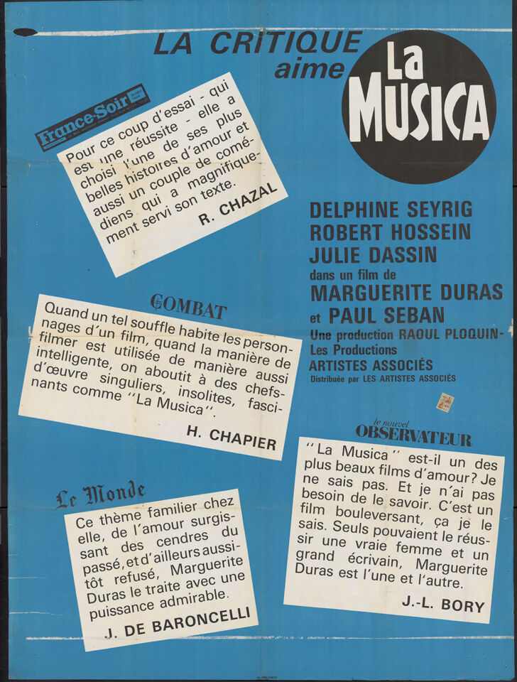 Musica la poster 1 duras seban