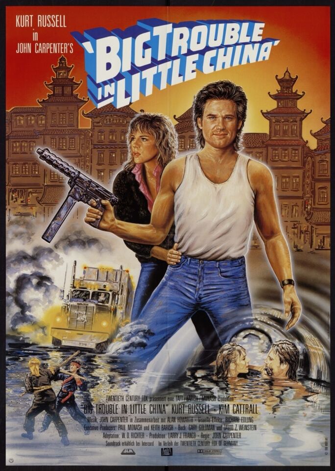 BIG TROUBLE IN LITTLE CHINA poster 4 Carpenter Large