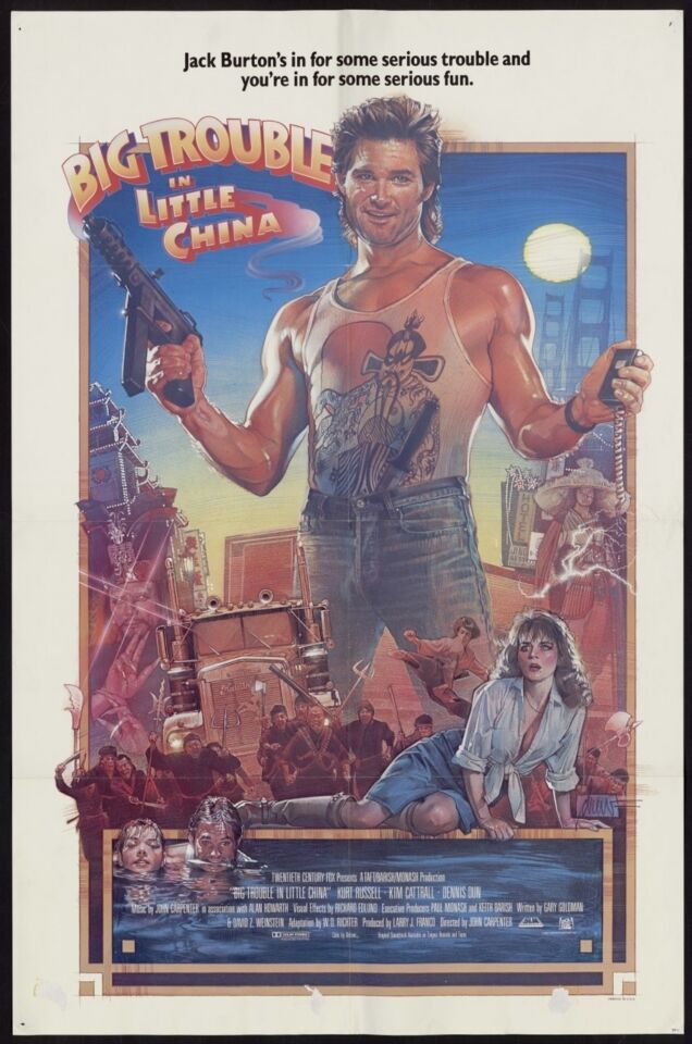 BIG TROUBLE IN LITTLE CHINA poster 5 Carpenter Large