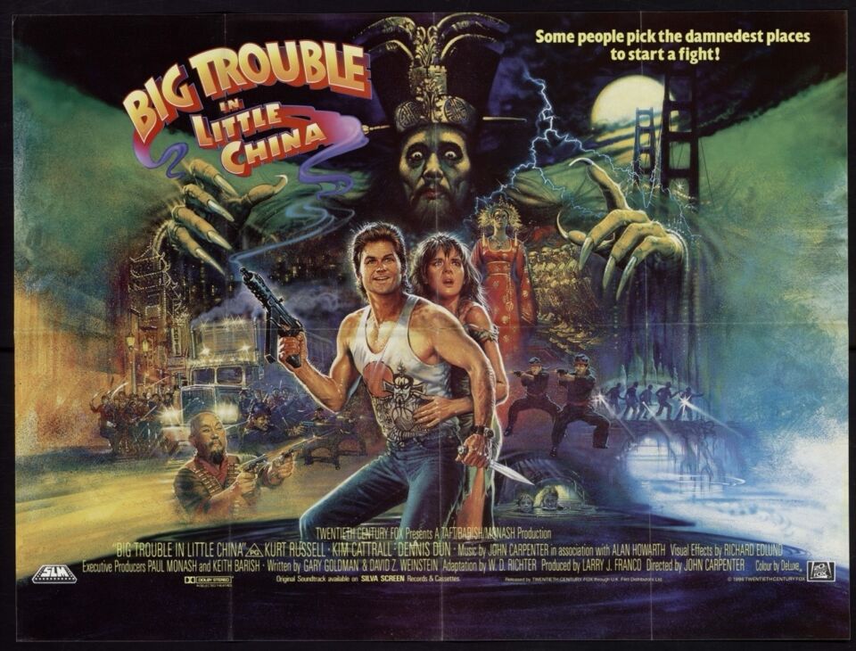 BIG TROUBLE IN LITTLE CHINA poster 6 Carpenter Large