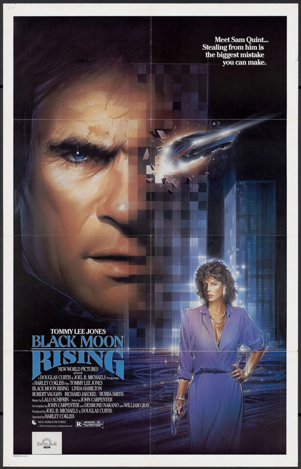 BLACK MOON RISING poster 2 Cokliss Large copy