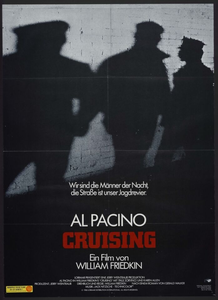 CRUISING poster 5 Friedkin Large