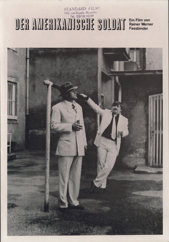 Amerikanische soldat der 9 fassbinder