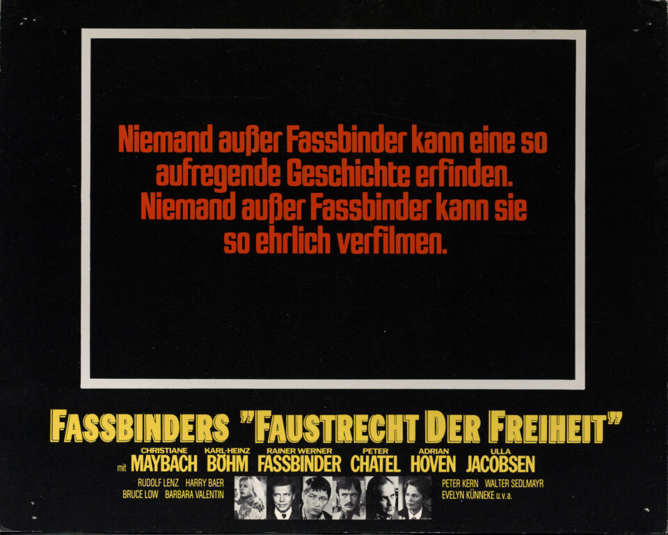FAUSTRECHT DER FREIHEIT 39 Fassbinder copy