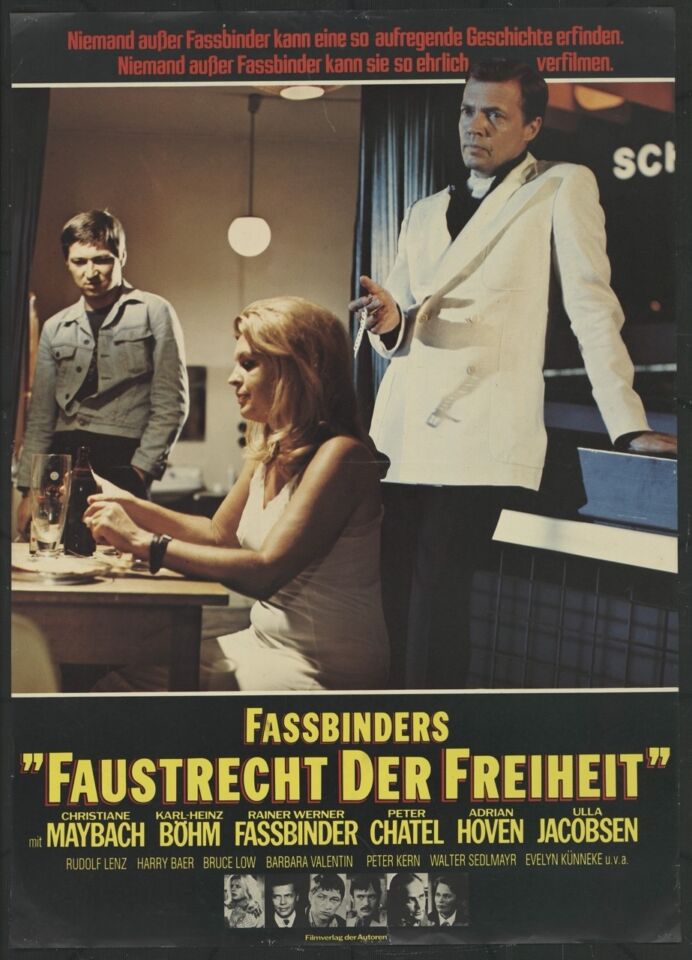 FAUSTRECHT DER FREIHEIT poster 1 Fassbinder Large