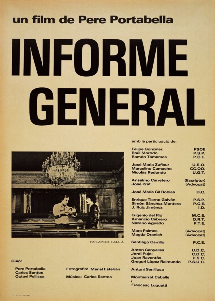 Informe general Pere Portabella Films 59 Cartel Large