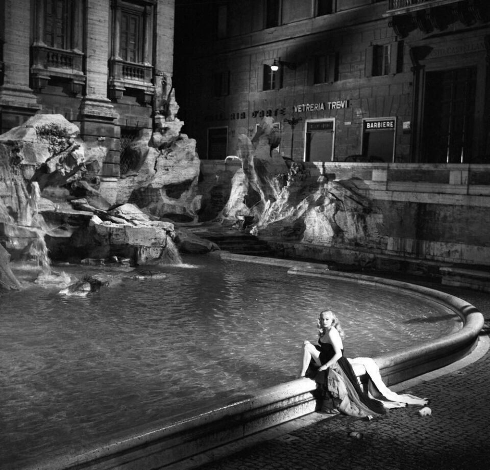 Anita ekberg nel film la dolce vita
