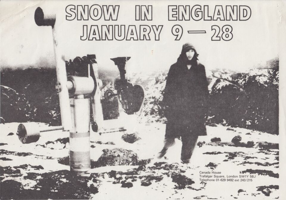 Snow in England Region Central