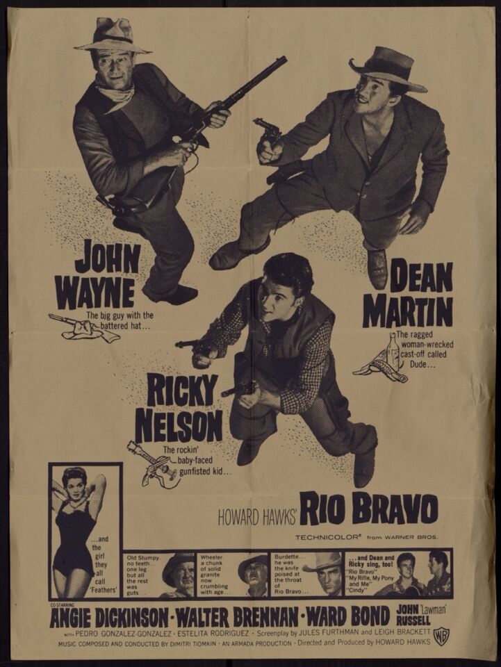 RIO BRAVO poster 1 Hawks Large
