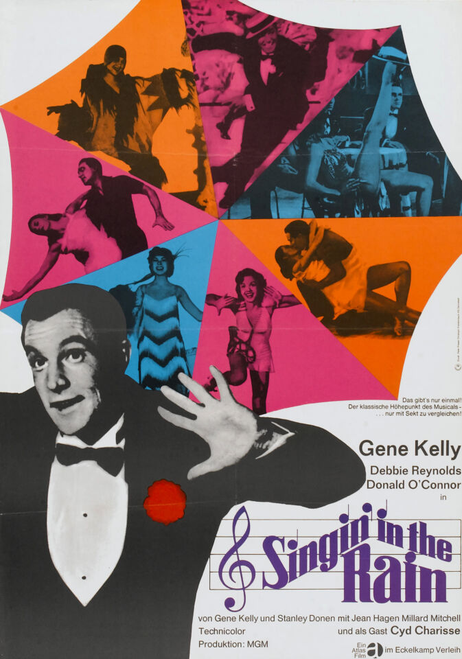 Singin in the rain postr 14 donen kelly