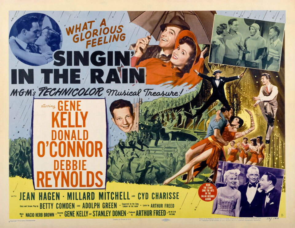Singin in the rain postr 4 donen kelly