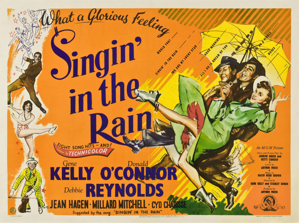 Singin in the rain postr 8 donen kelly