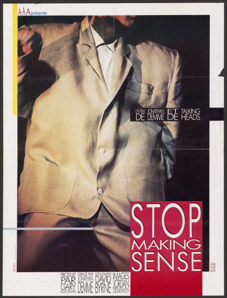 Stop making sense poster 1 demme