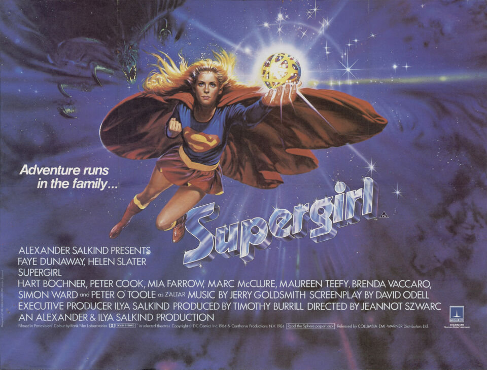 Supergirl the movie poster 5 szwarc