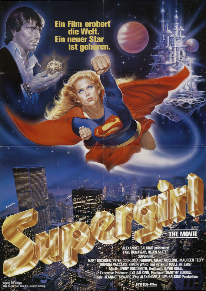 Supergirl the movie poster 6 szwarc