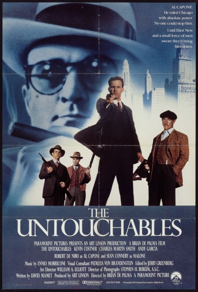 UNTOUCHABLES THE poster 2 De Palma Large